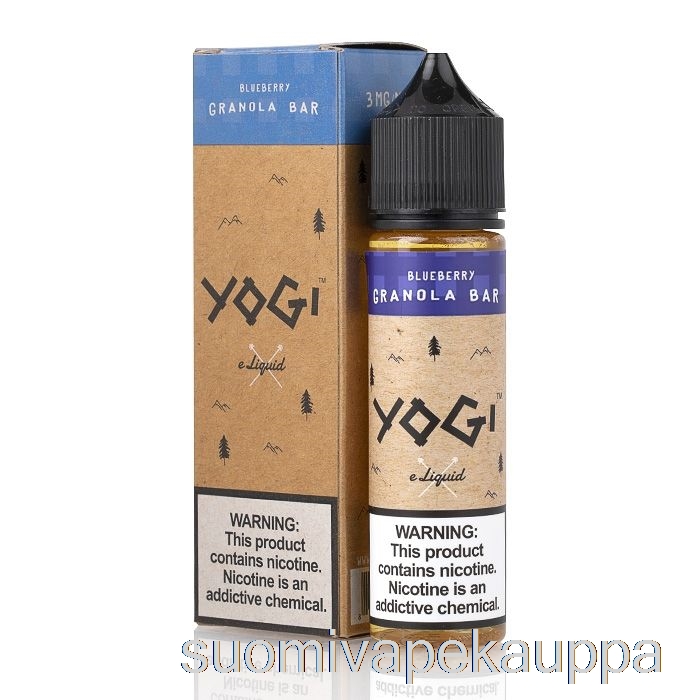 Vape Box Mustikka Granolapatukka - Yogi E-neste - 60ml 0mg